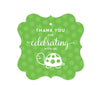 Birthday Fancy Frame Favor Gift Tags, Turtle-Set of 24-Andaz Press-