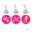 Birthday Hersheys Kisses Stickers-Set of 216-Andaz Press-Mermaid and Sea Shells-