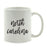 Black Calligraphy US State Ceramic Coffee Mug-Set of 1-Andaz Press-Alabama-