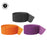 Black, Orange, Purple Crepe Paper Streamer Hanging Decorative Kit-Set of 3-Andaz Press-
