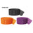Black, Orange, Purple Crepe Paper Streamer Hanging Decorative Kit-Set of 3-Andaz Press-