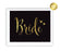 Black and Metallic Gold Wedding Signs-Set of 1-Andaz Press-Mr. & Mrs.-