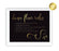 Black and Metallic Gold Wedding Signs-Set of 1-Andaz Press-Mr. & Mrs.-