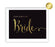 Black and Metallic Gold Wedding Signs-Set of 1-Andaz Press-Mr. & Mrs.-