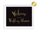 Black and Metallic Gold Wedding Signs-Set of 1-Andaz Press-Mr. & Mrs.-