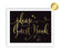 Black and Metallic Gold Wedding Signs-Set of 1-Andaz Press-Please Sign our Guestbook-