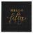 Black with Real Gold Foil Scripted Hello Fifty Cocktail Napkins-Set of 100-Andaz Press-