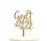 Bless This Child Baptism Glitter Acrylic Cake Toppers-Set of 1-Andaz Press-Gold-