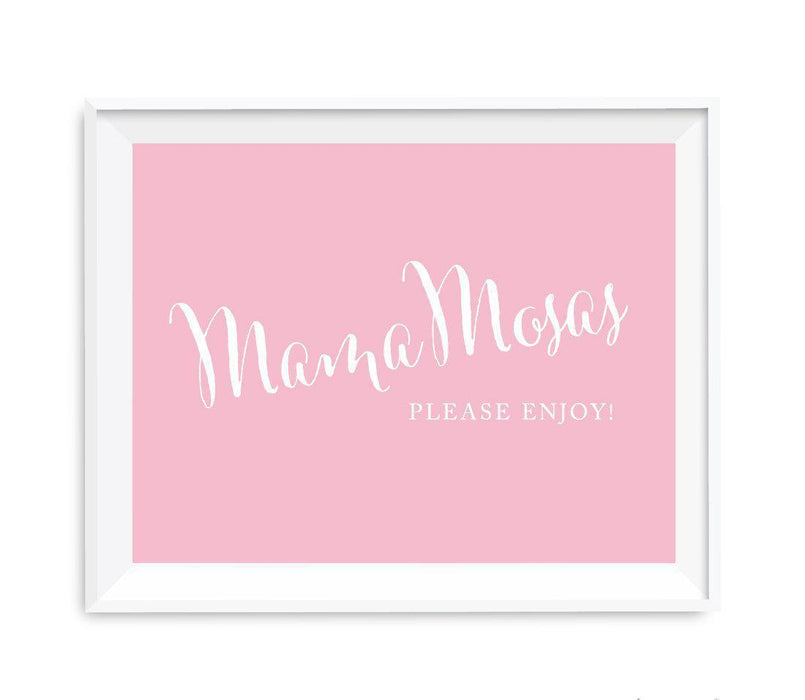 Blush Pink Baby Shower Signs-Set of 1-Andaz Press-Please Leave Your Wishes for the New Mom & Dad-