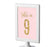 Blush Pink Gold Glitter Print Wedding Framed Table Numbers-Set of 8-Andaz Press-1-8-