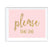 Blush Pink Gold Glitter Print Wedding Party Signs-Set of 1-Andaz Press-Mr. & Mrs.-