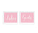 Blush Pink Wedding Signs, 2-Pack-Set of 2-Andaz Press-Ladies, Gents Bathroom Restroom-