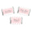 Blush Pink and Gray Baby Girl Baptism Hershey's Miniatures Mini Candy Bar Wrappers-set of 36-Andaz Press-