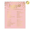 Blush Pink and Metallic Gold Confetti Polka Dots Bachelorette Party Drink If Game Cards-Set of 20-Andaz Press-