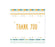 Boho Chic Tribal Birthday Square Gift Tags-Set of 24-Andaz Press-Thank You-