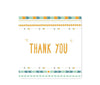 Boho Chic Tribal Birthday Square Gift Tags-Set of 24-Andaz Press-Thank You-
