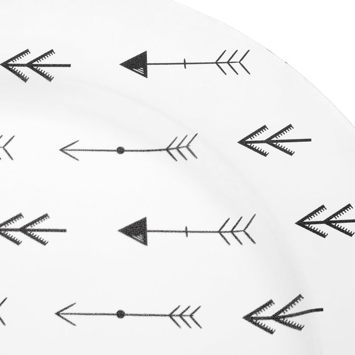 Boho Woodland Arrows Acrylic Charger Plates-Set of 4-Koyal Wholesale-