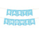 Boy Baby Shower Hanging Pennant Garland Party Banner-Set of 1-Andaz Press-Baby Blue-It's A Boy!-