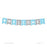 Boy Baby Shower Hanging Pennant Garland Party Banner-Set of 1-Andaz Press-Gray-Welcome-