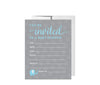 Boy Elephant Baby Shower Blank Invitations-Set of 20-Andaz Press-