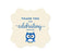 Boy Owl Baby Shower Fancy Frame Gift Tags-Set of 24-Andaz Press-Thank You For Celebrating With Us!-