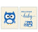 Boy Owl Baby Shower Party Signs & Banner Decorations-Set of 20-Andaz Press-