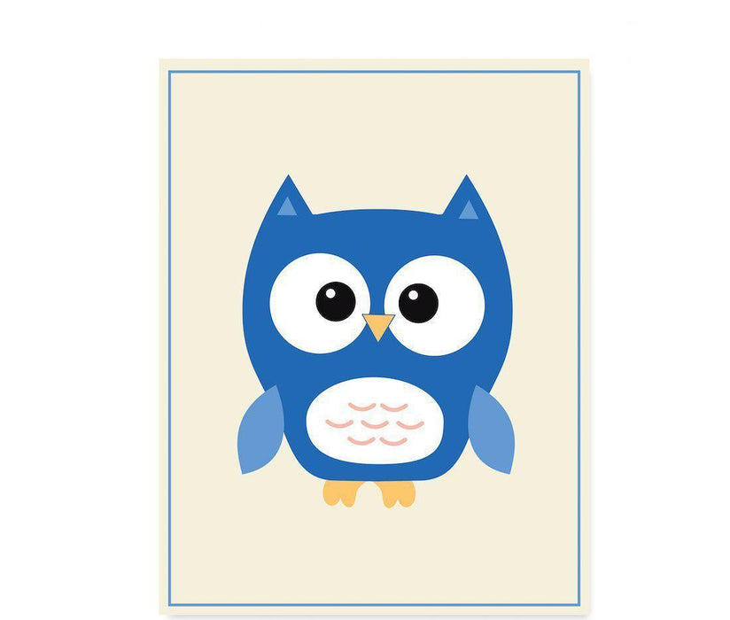 Boy Owl Baby Shower Party Signs & Banner Decorations-Set of 20-Andaz Press-