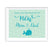 Boy Whale Nautical Baby Shower Party Signs-Set of 1-Andaz Press-Leave Wishes For New Mom & Dad-