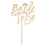 Bride to Be Laser Cut Wood Cake Topper-Set of 1-Andaz Press-