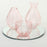 Bud Vase Centerpiece with Round Bevel Mirror-Set of 4-Koyal Wholesale-Clear-