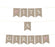 Burlap Baby Shower Pennant Party Banner-Set of 1-Andaz Press-It's A Girl!-