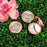 Burlap Lace Rose Gold Compact Mirror-Set of 1-Andaz Press-Rose Gold Bride to Be-