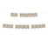 Burlap Lace Wedding Hanging Pennant Party Banner with String-Set of 1-Koyal Wholesale-Bride To Be-