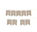 Burlap Lace Wedding Hanging Pennant Party Banner with String-Set of 1-Koyal Wholesale-Bride To Be-