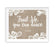 Burlap Lace Wedding Party Signs-Set of 1-Koyal Wholesale-Mr. & Mrs.-