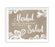 Burlap Lace Wedding Party Signs-Set of 1-Koyal Wholesale-Mr. & Mrs.-