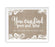 Burlap Lace Wedding Party Signs-Set of 1-Koyal Wholesale-Mr. & Mrs.-