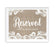 Burlap Lace Wedding Party Signs-Set of 1-Koyal Wholesale-Mr. & Mrs.-