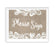 Burlap Lace Wedding Party Signs-Set of 1-Koyal Wholesale-Mr. & Mrs.-