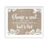 Burlap Lace Wedding Party Signs-Set of 1-Koyal Wholesale-Choose A Seat, Not A Side-