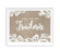 Burlap Lace Wedding Party Signs-Set of 1-Koyal Wholesale-Make Your Own Trail Mix-