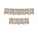 Burlap Pennant Party Banner-Set of 1-Andaz Press-Welcome!-