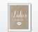 Burlap Wedding Party Signs, 2-Pack-Set of 2-Andaz Press-Ladies, Gents-
