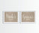 Burlap Wedding Party Signs, 2-Pack-Set of 2-Andaz Press-Ladies, Gents-