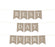 Burlap Wedding Pennant Party Banner-Set of 1-Andaz Press-Mr. & Mrs.-