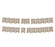 Burlap Wedding Pennant Party Banner-Set of 1-Andaz Press-Mr. & Mrs.-