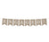 Burlap Wedding Pennant Party Banner-Set of 1-Andaz Press-Mr. & Mrs.-