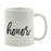 Calligraphy Good Virtues Ceramic Coffee Mug-Set of 1-Andaz Press-Blessed-