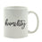 Calligraphy Good Virtues Ceramic Coffee Mug-Set of 1-Andaz Press-Blessed-