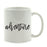 Calligraphy Good Virtues Ceramic Coffee Mug-Set of 1-Andaz Press-Blessed-